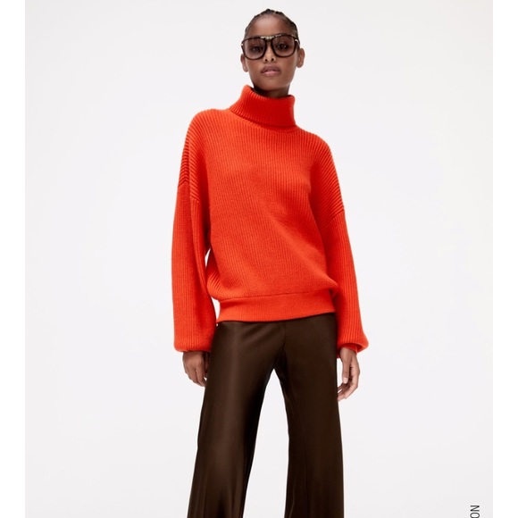 Zara Sweaters - Zara high collar knit sweater
